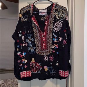 Johnny Was Mishti Cotton Blouse